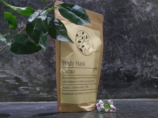 Bali Shanti Luxusná Telová Maska – Green Tea / Cacao (200 g)